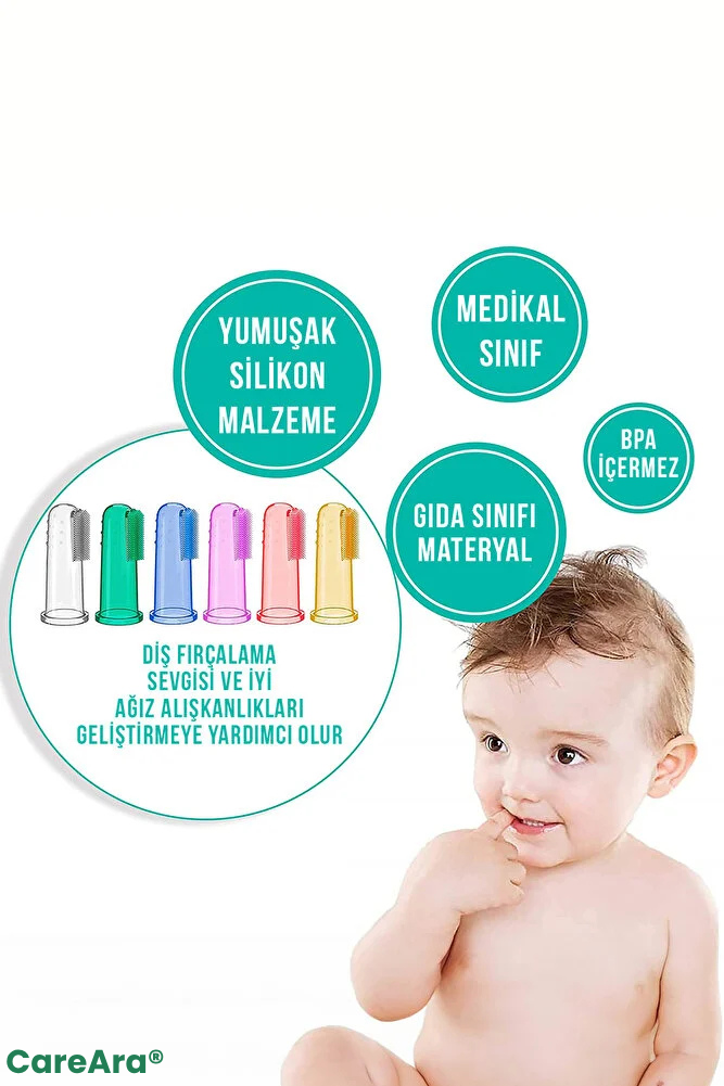 CareAra® | Bebek Parmak Diş Fırçası