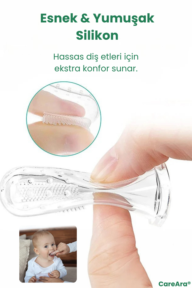 CareAra® | Bebek Parmak Diş Fırçası