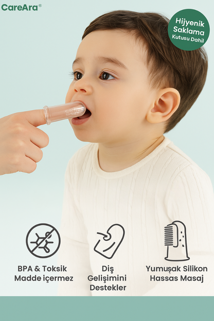 CareAra® | Bebek Parmak Diş Fırçası